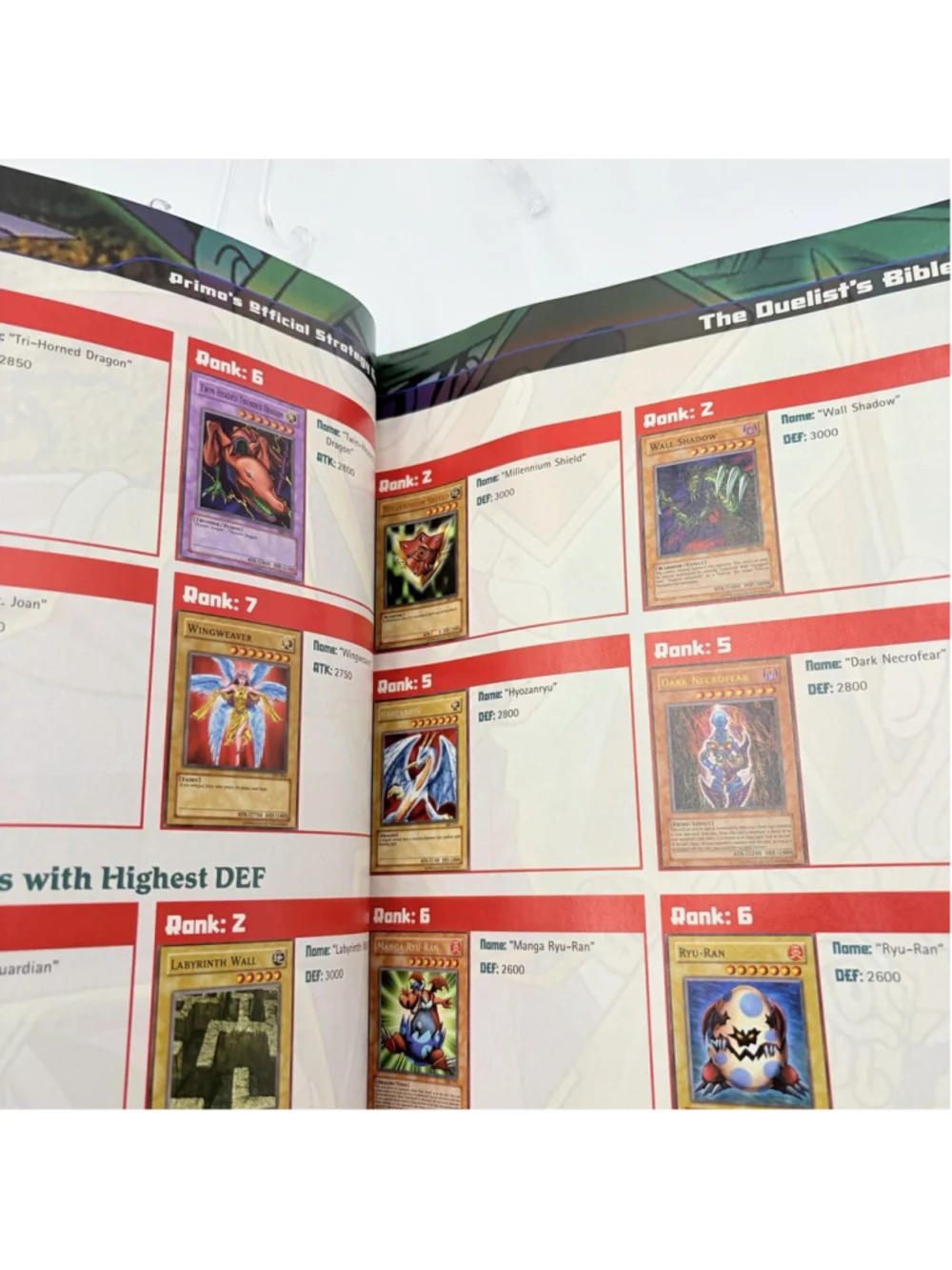 Prima Yu-Gi-Oh! Trading Card Game Rule Book Official Strategy Guide 2003 PB